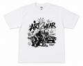 ART2WEAR Signature Graphic Tee – White Streetwear T-Shirt
