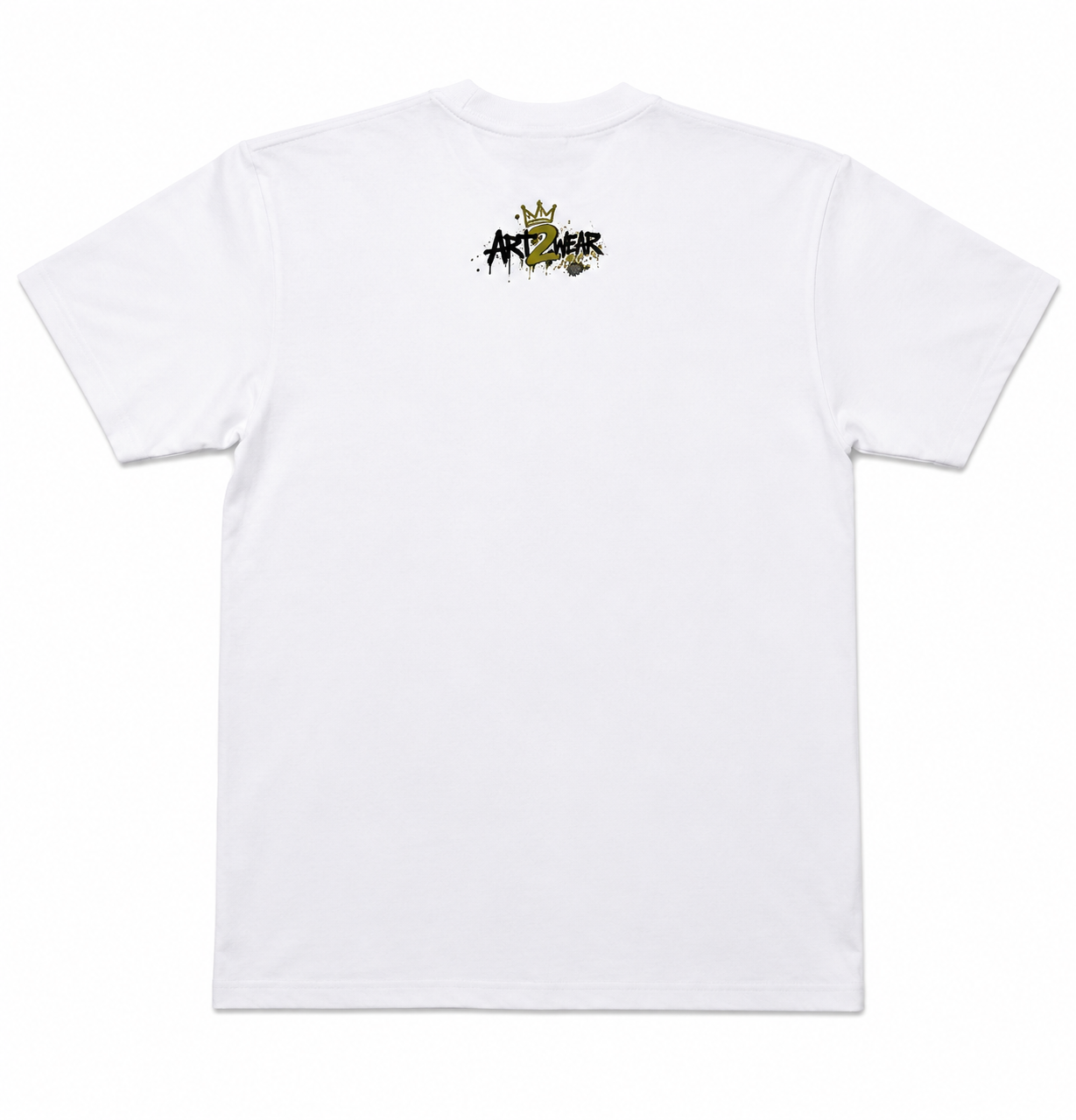 ART2WEAR Olive Edition Graphic Tee – White Streetwear T-Shirt